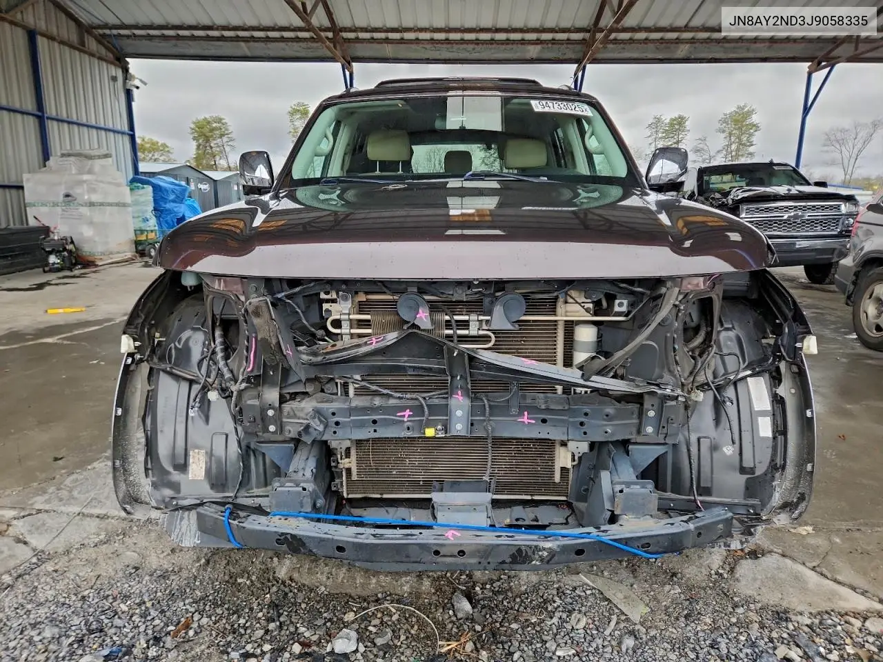 JN8AY2ND3J9058335 2018 Nissan Armada Sv