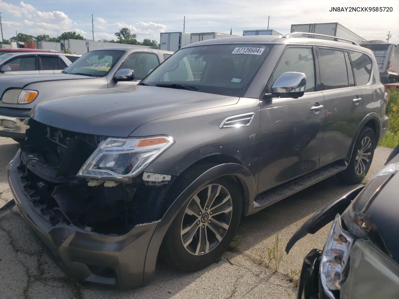 JN8AY2NCXK9585720 2019 Nissan Armada Sv