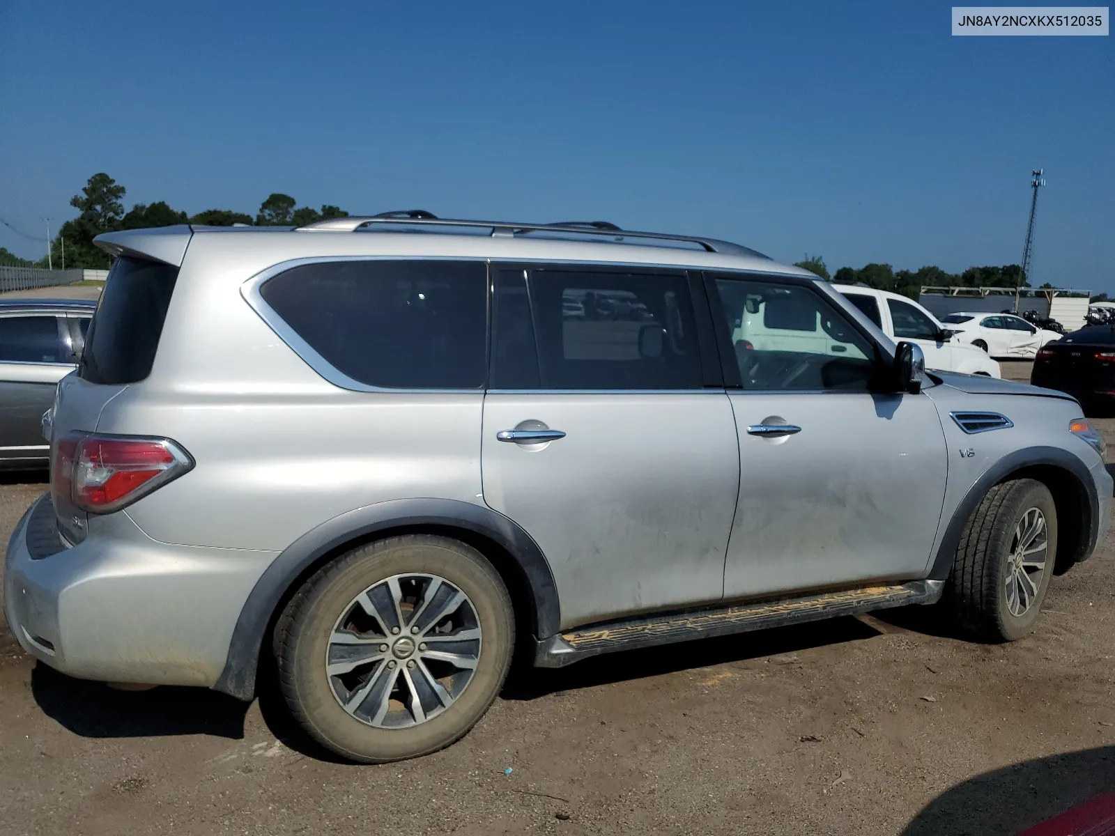 2019 Nissan Armada Sv VIN: JN8AY2NCXKX512035 Lot: 61145044