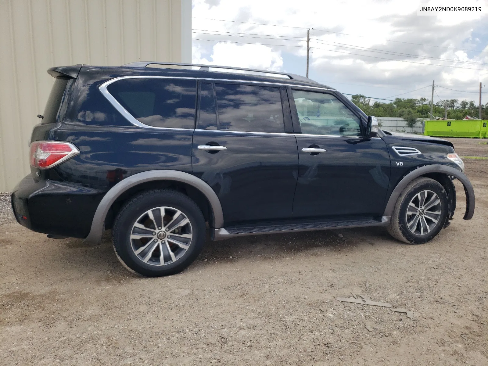 JN8AY2ND0K9089219 2019 Nissan Armada Sv