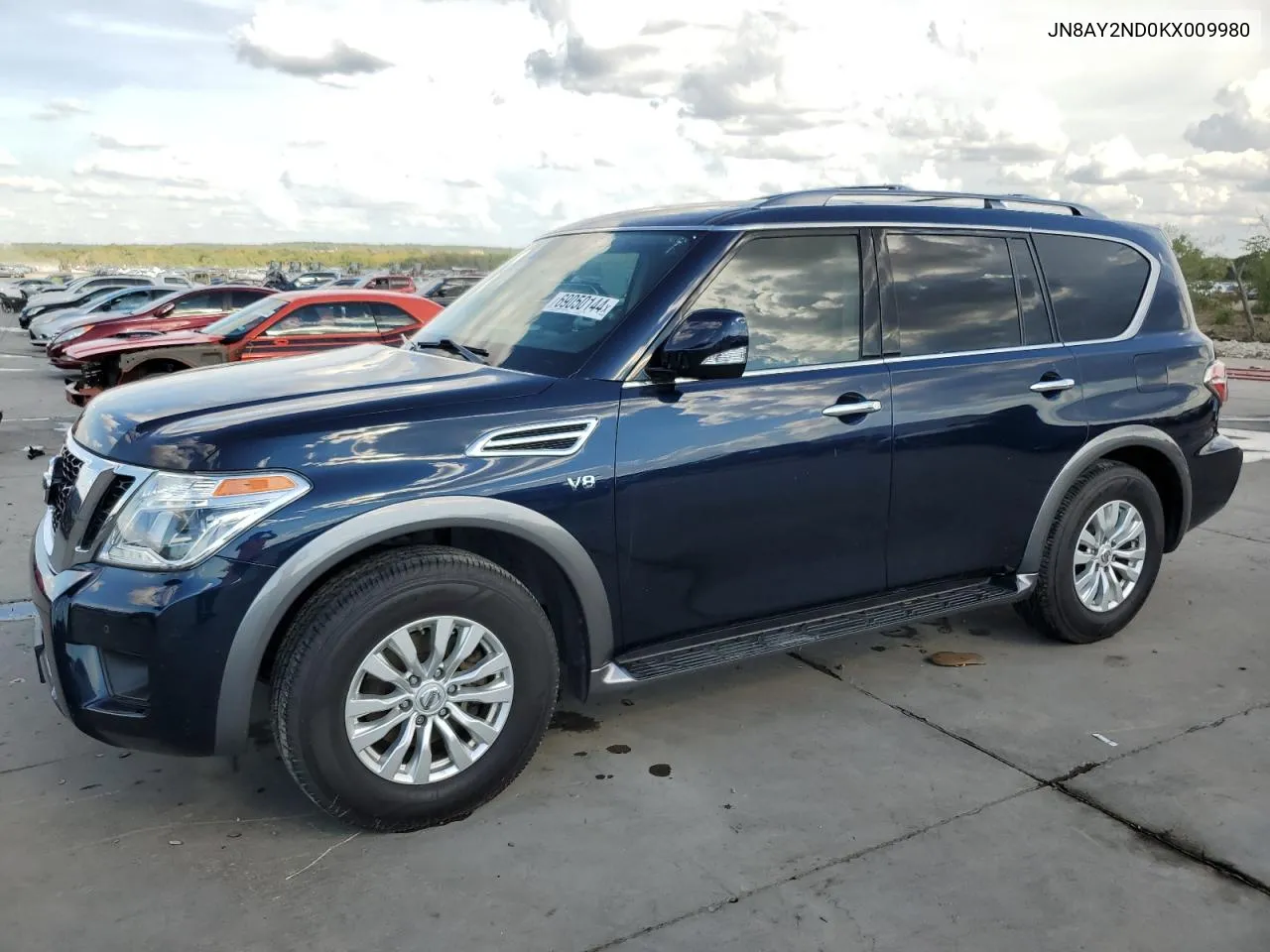 JN8AY2ND0KX009980 2019 Nissan Armada Sv