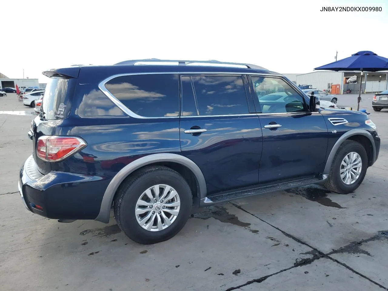 JN8AY2ND0KX009980 2019 Nissan Armada Sv