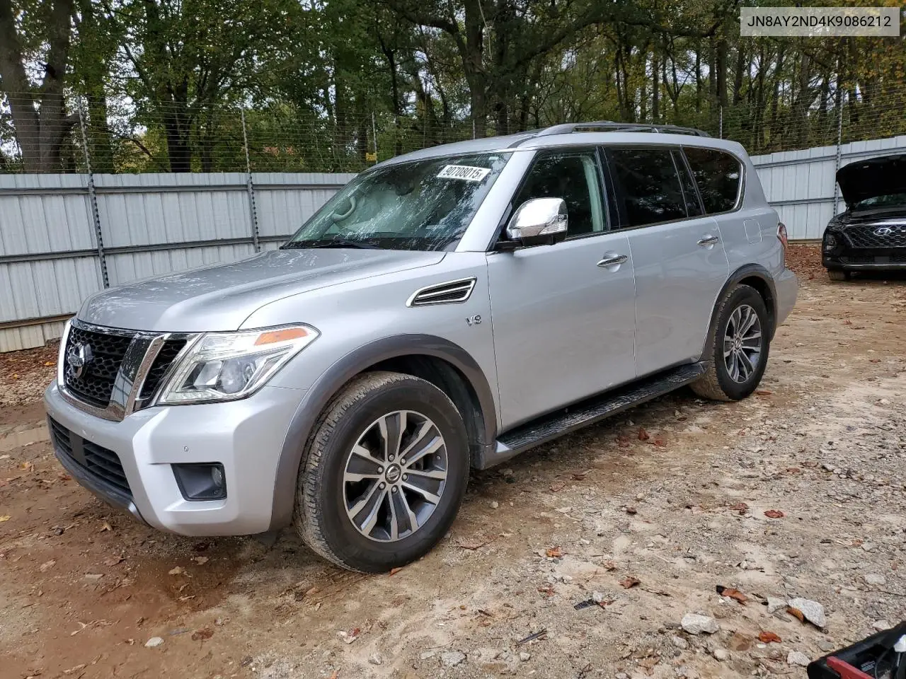 JN8AY2ND4K9086212 2019 Nissan Armada Sv