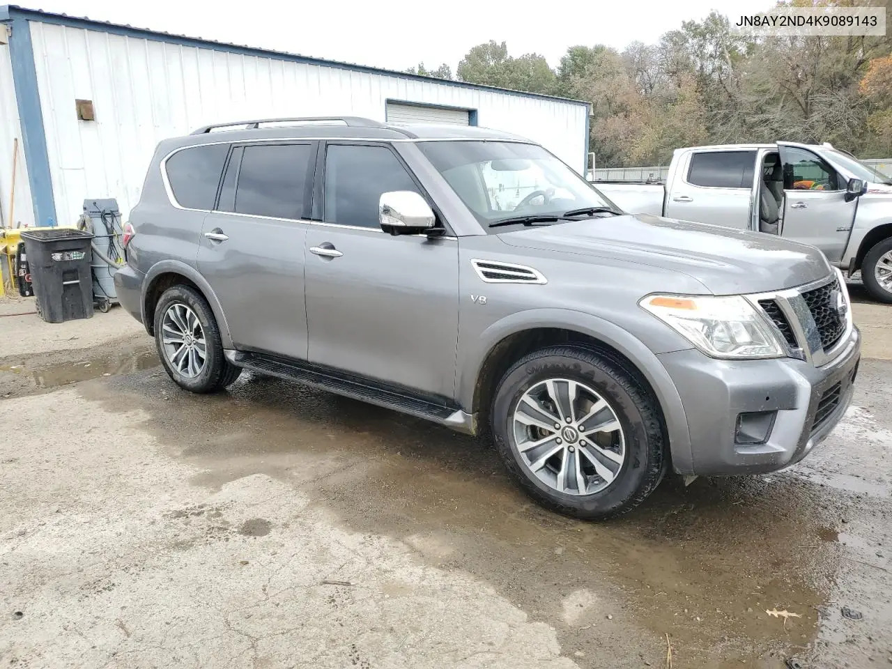JN8AY2ND4K9089143 2019 Nissan Armada Sv