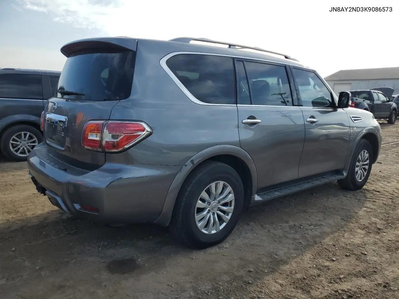 JN8AY2ND3K9086573 2019 Nissan Armada Sv