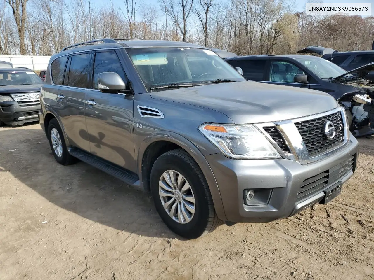 JN8AY2ND3K9086573 2019 Nissan Armada Sv