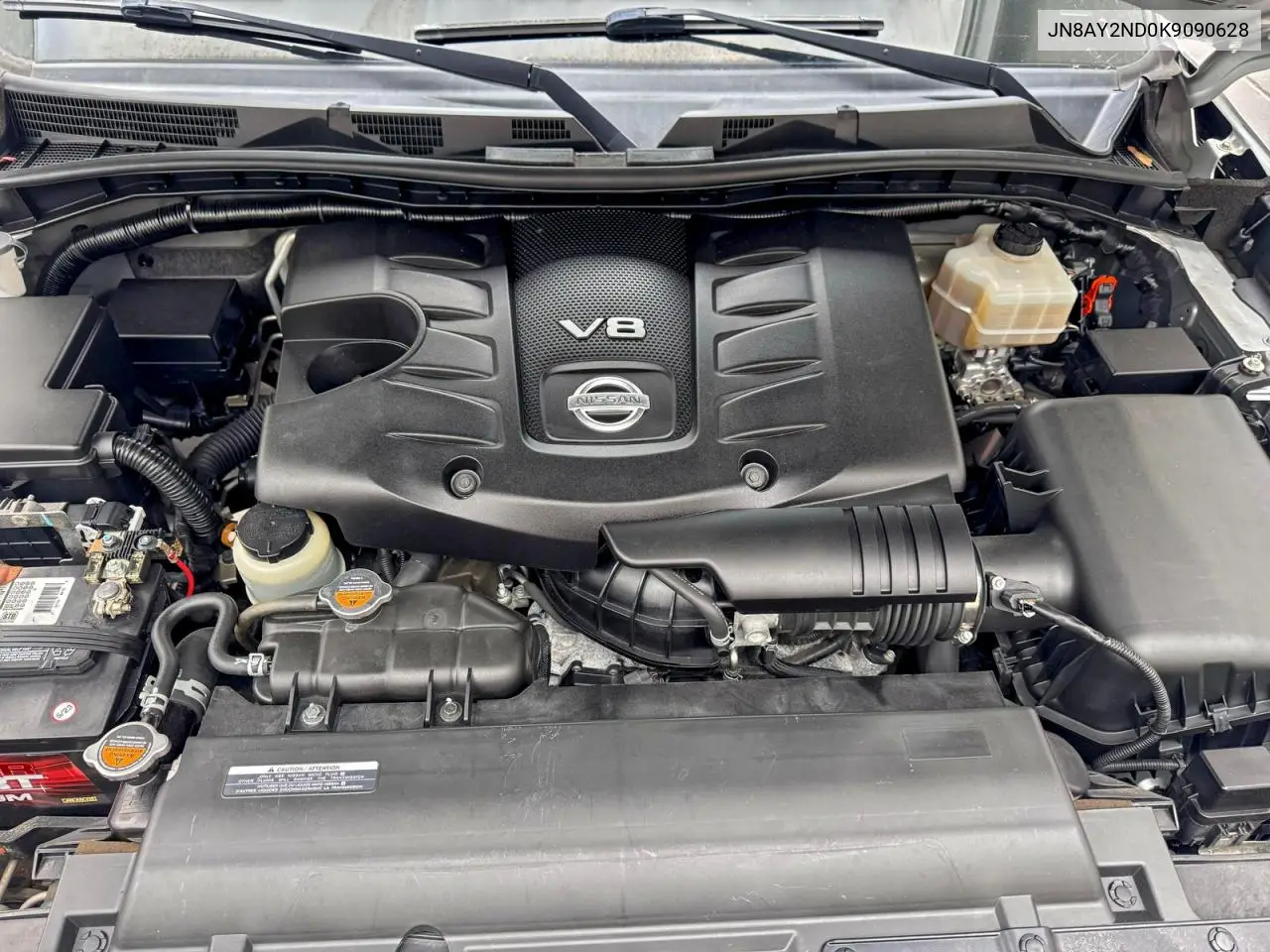 JN8AY2ND0K9090628 2019 Nissan Armada Sv