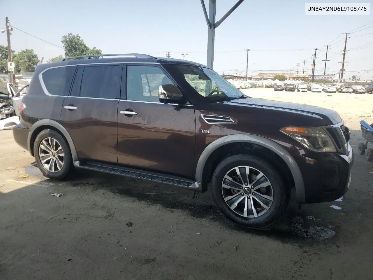 2020 Nissan Armada Sv VIN: JN8AY2ND6L9108776 Lot: 71068204