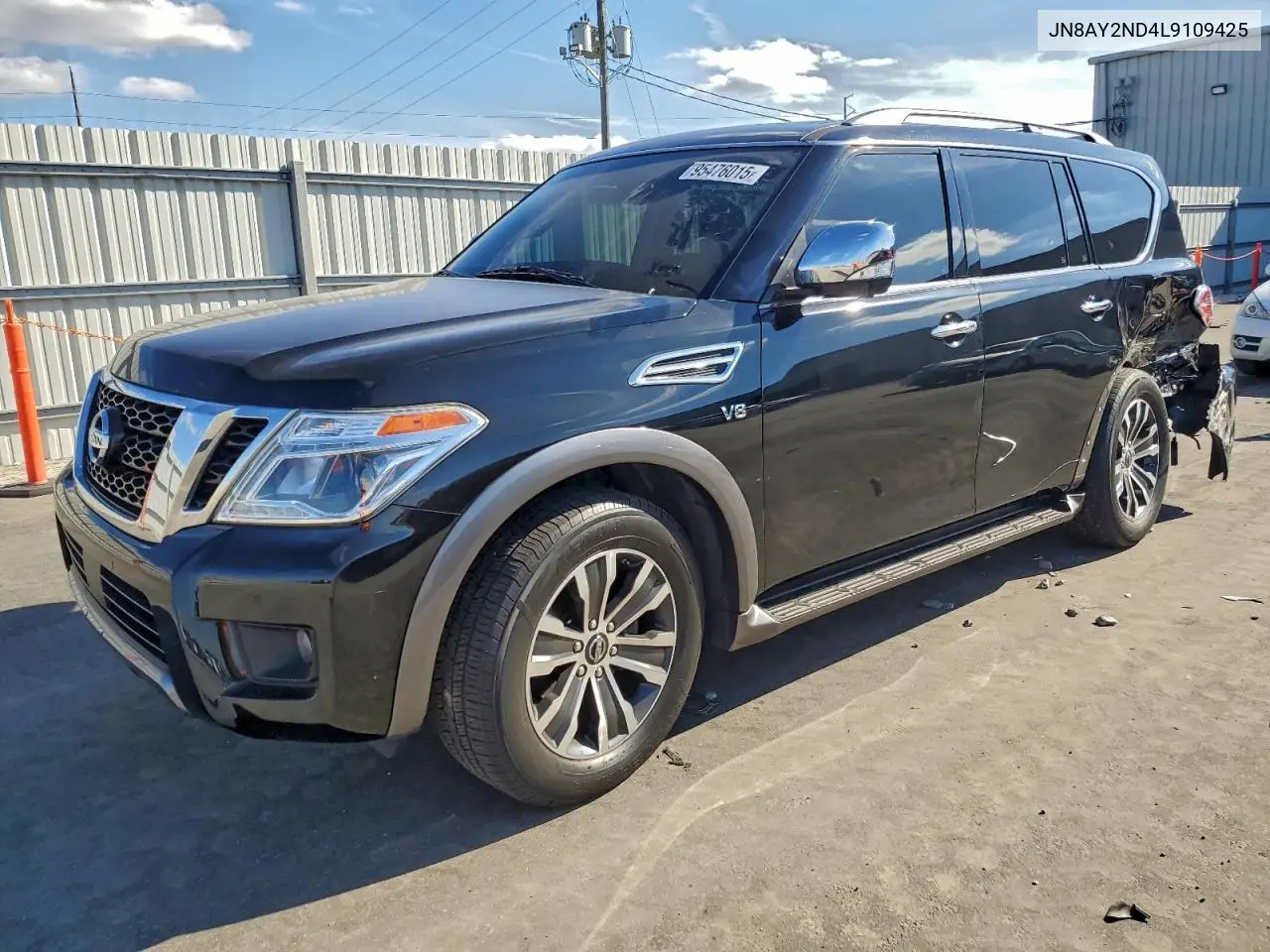 JN8AY2ND4L9109425 2020 Nissan Armada Sv