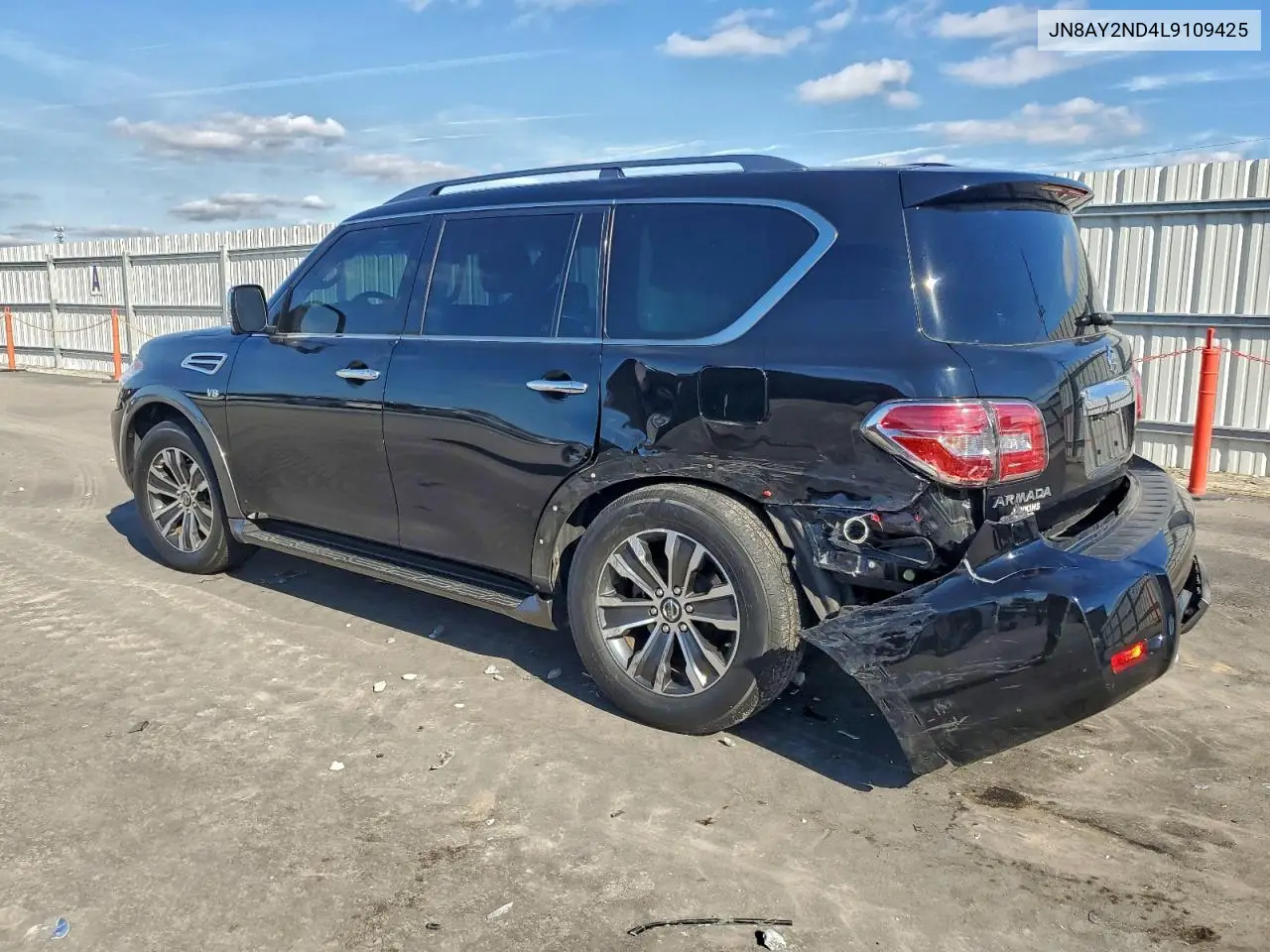 JN8AY2ND4L9109425 2020 Nissan Armada Sv