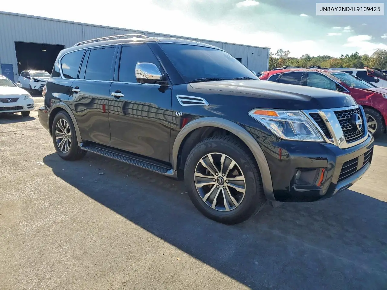 JN8AY2ND4L9109425 2020 Nissan Armada Sv