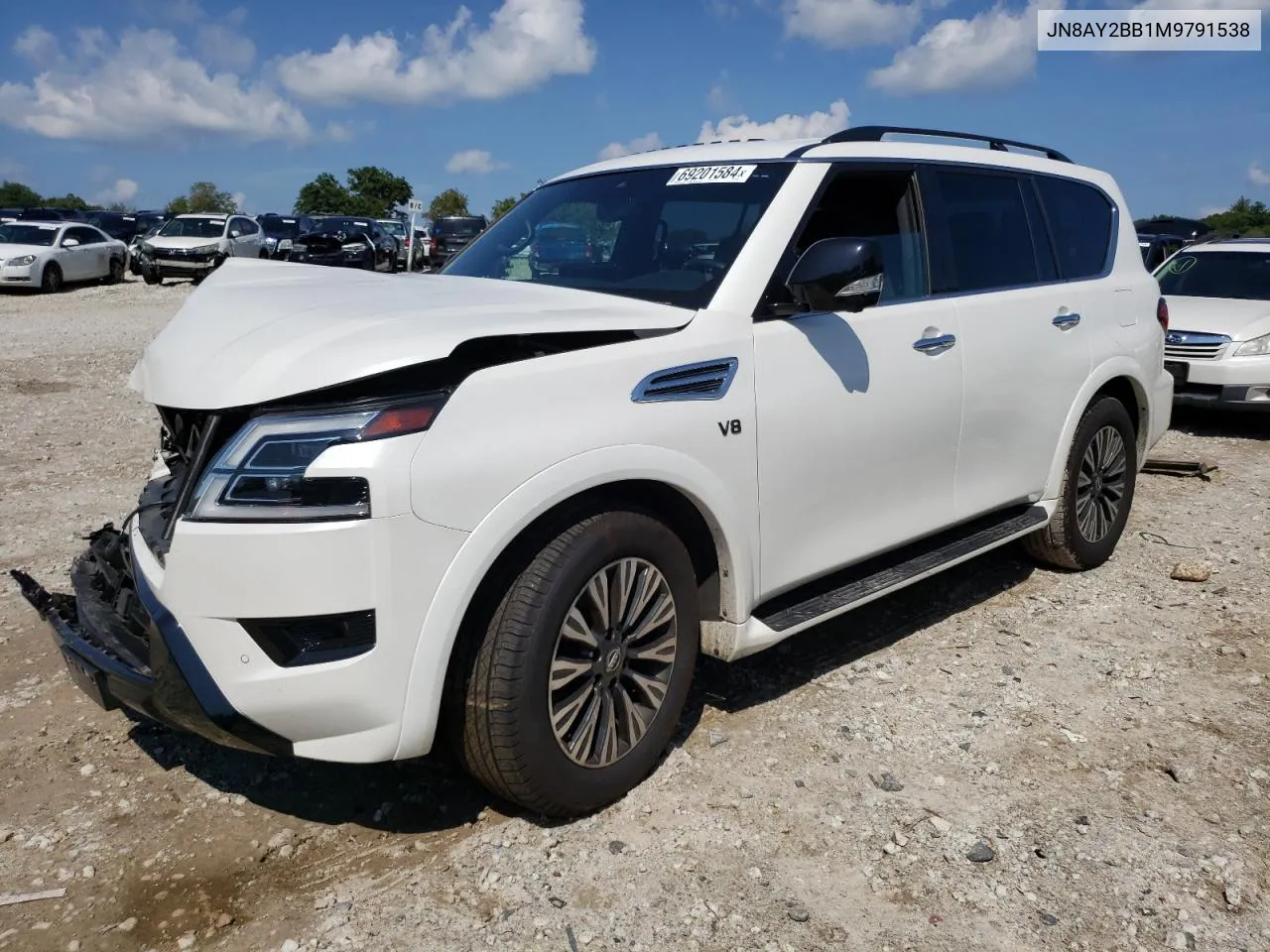 JN8AY2BB1M9791538 2021 Nissan Armada Sl