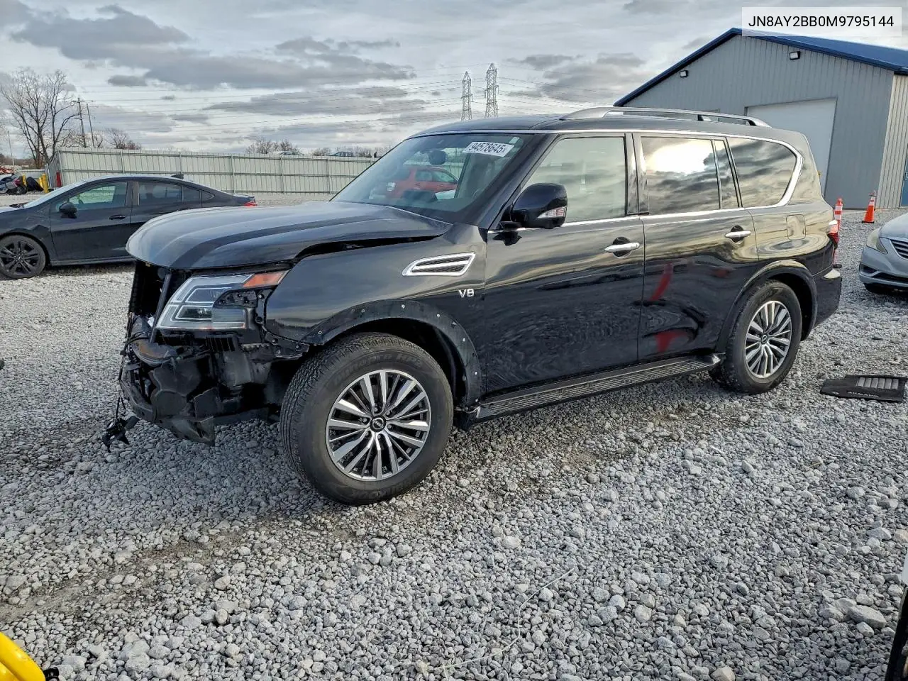 JN8AY2BB0M9795144 2021 Nissan Armada Sl