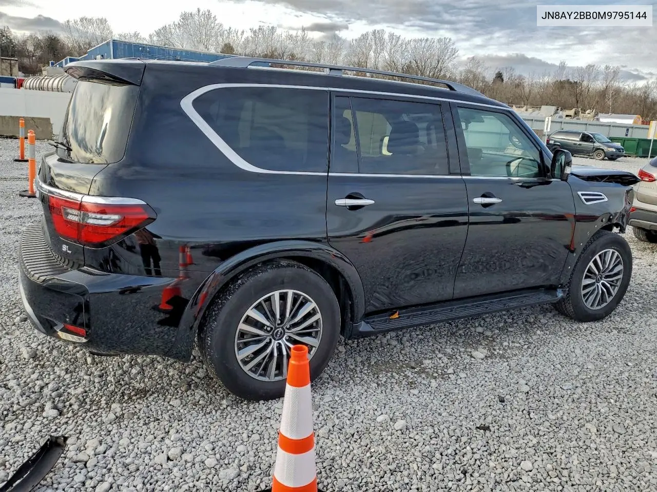 JN8AY2BB0M9795144 2021 Nissan Armada Sl