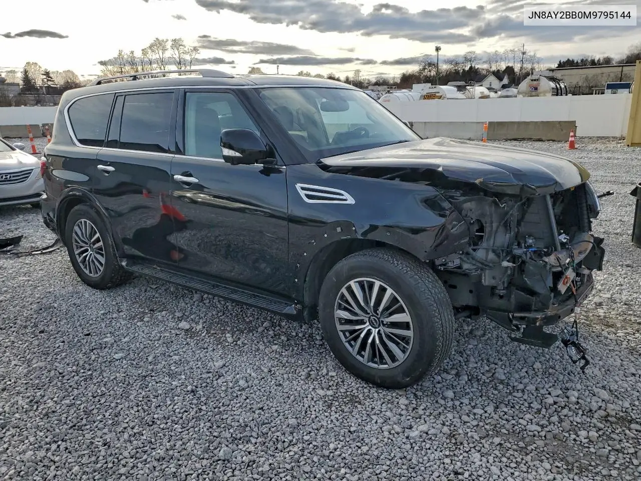 JN8AY2BB0M9795144 2021 Nissan Armada Sl