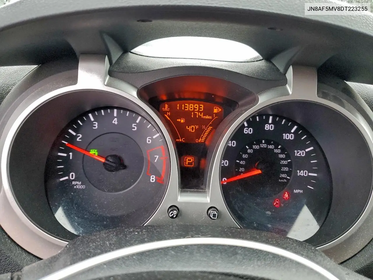 JN8AF5MV8DT223255 2013 Nissan Juke S