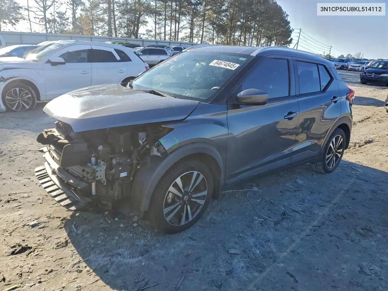 3N1CP5CU8KL514112 2019 Nissan Kicks S