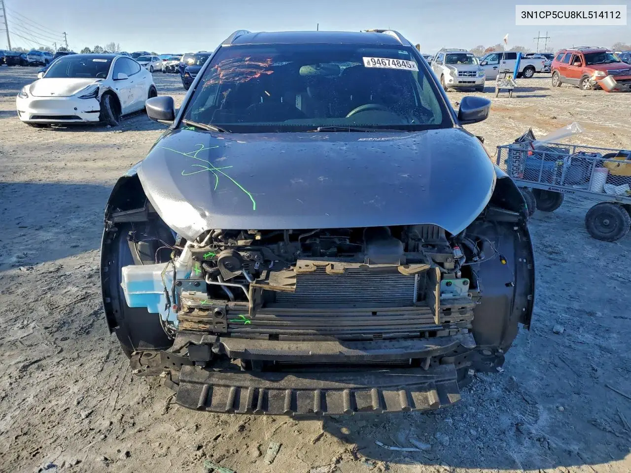 3N1CP5CU8KL514112 2019 Nissan Kicks S