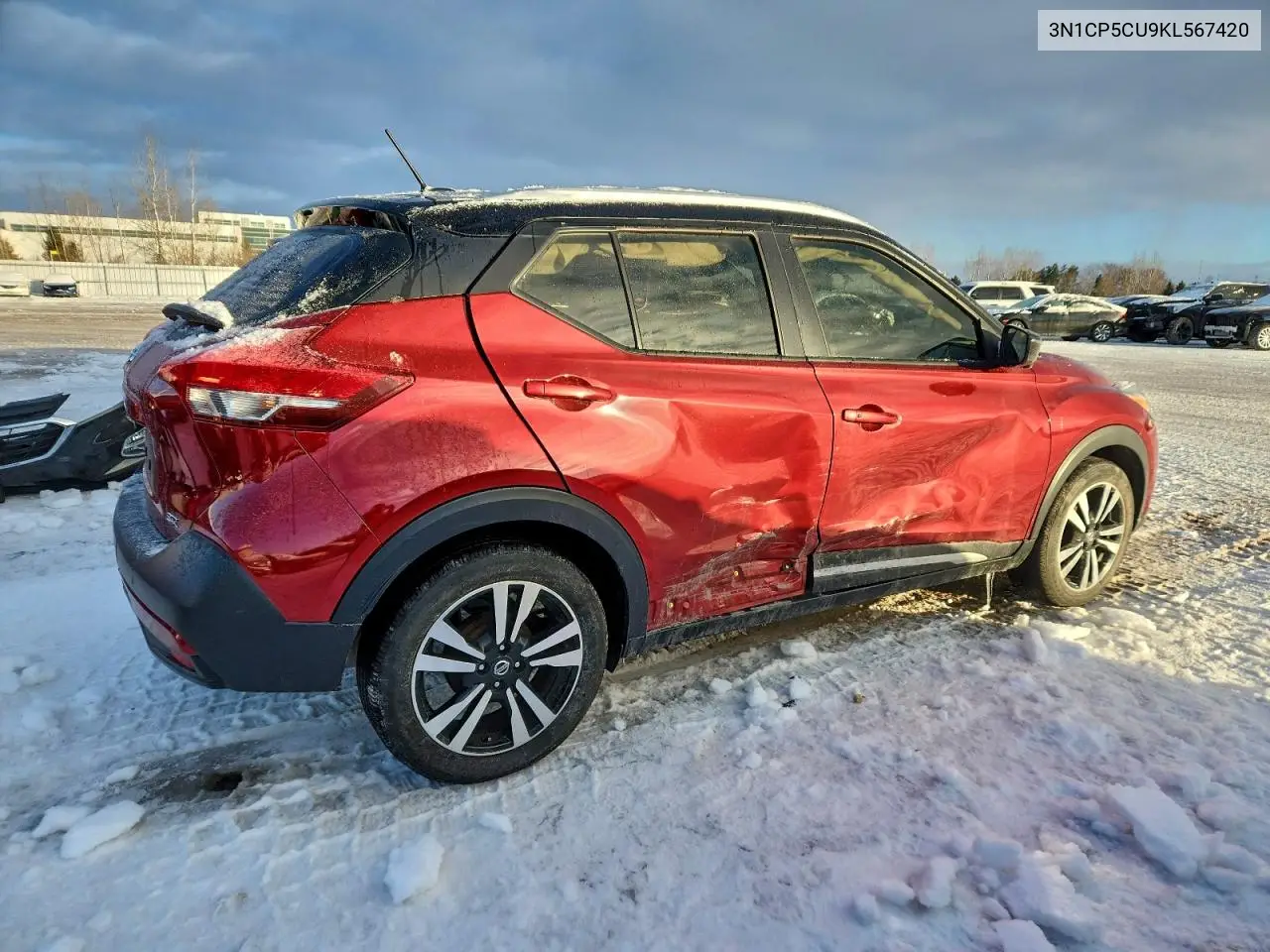 3N1CP5CU9KL567420 2019 Nissan Kicks S