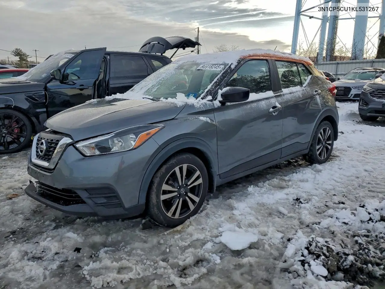 3N1CP5CU1KL531267 2019 Nissan Kicks S