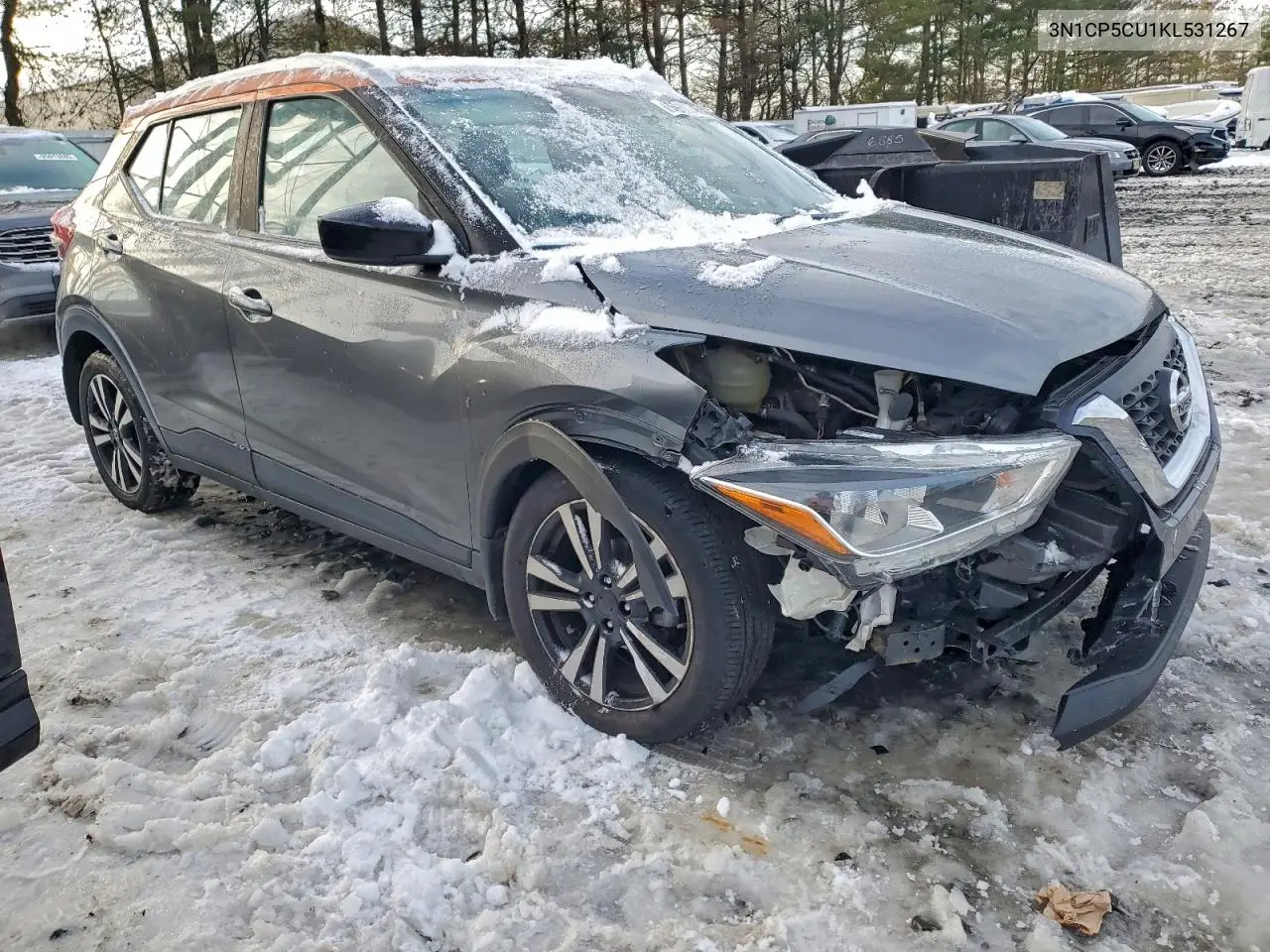 3N1CP5CU1KL531267 2019 Nissan Kicks S