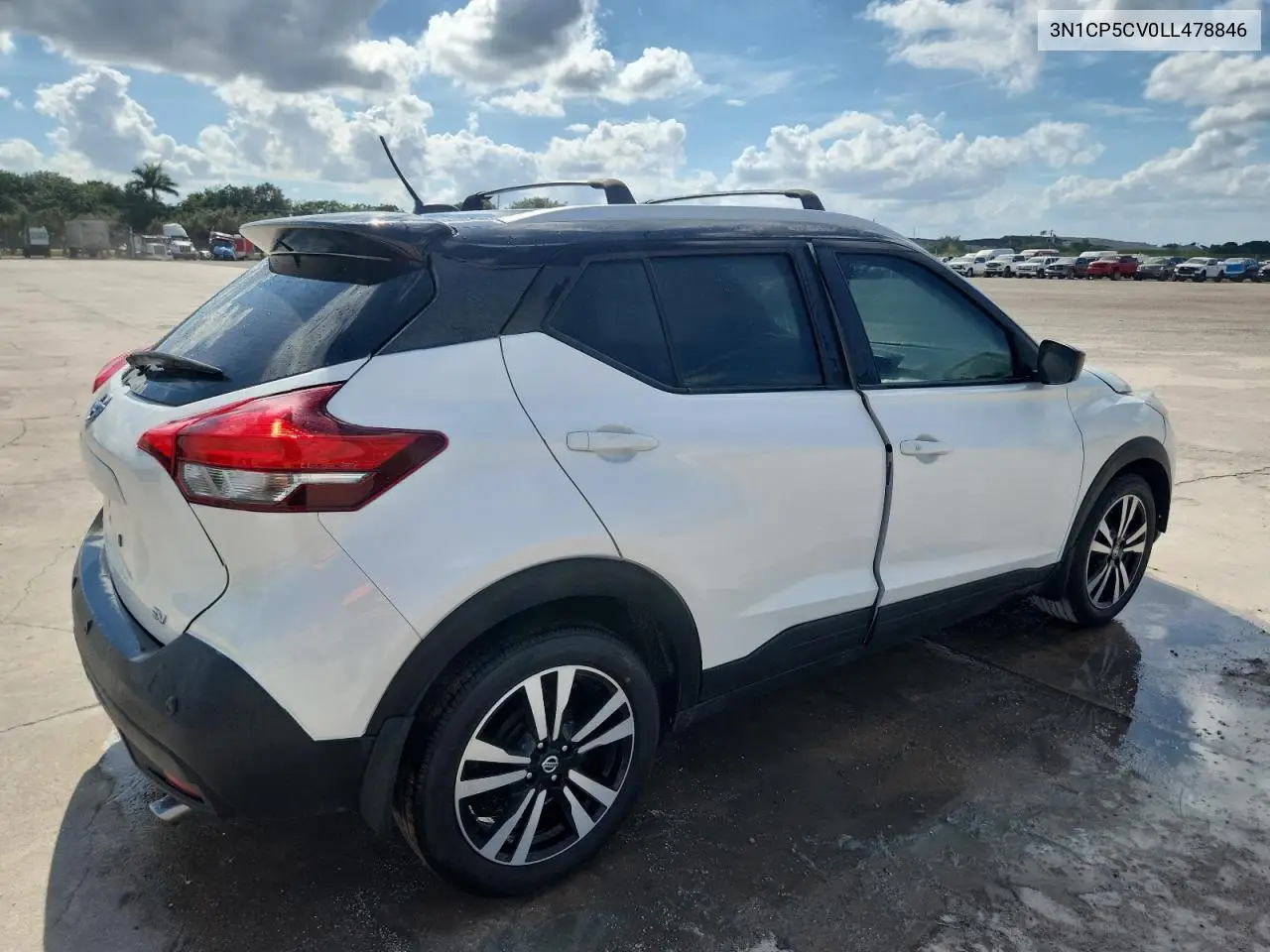 3N1CP5CV0LL478846 2020 Nissan Kicks Sv