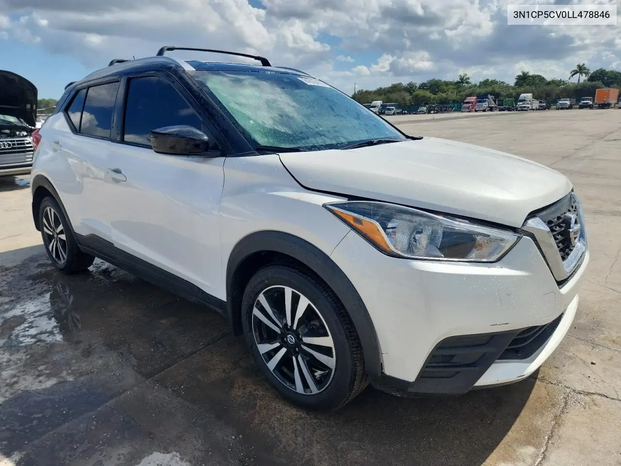 3N1CP5CV0LL478846 2020 Nissan Kicks Sv