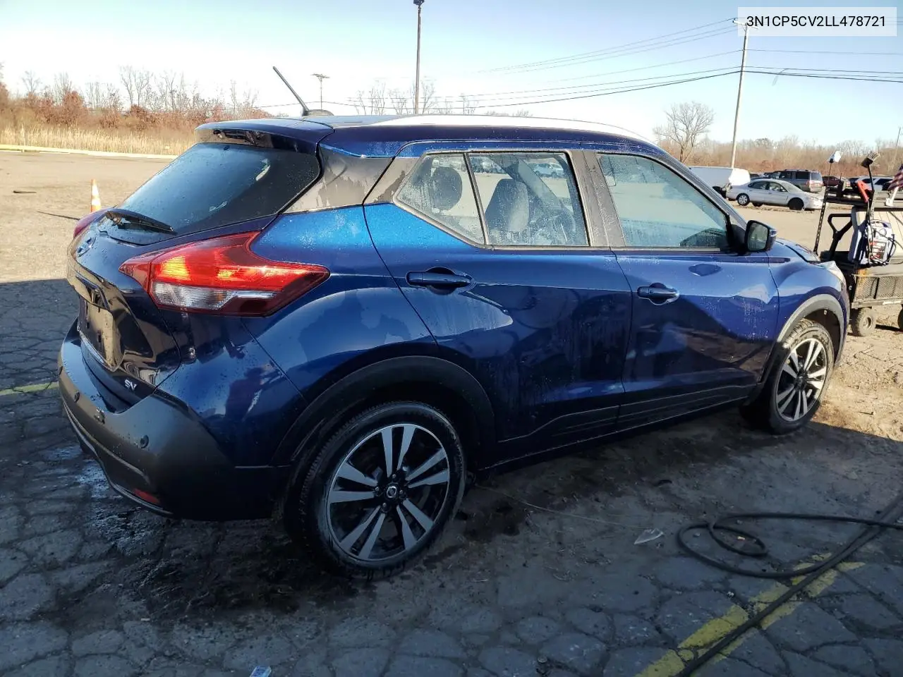 3N1CP5CV2LL478721 2020 Nissan Kicks Sv