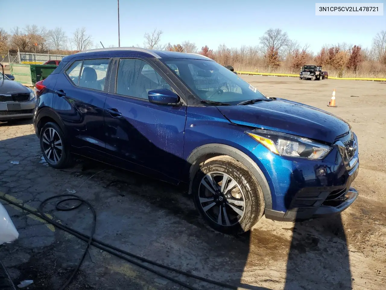 3N1CP5CV2LL478721 2020 Nissan Kicks Sv