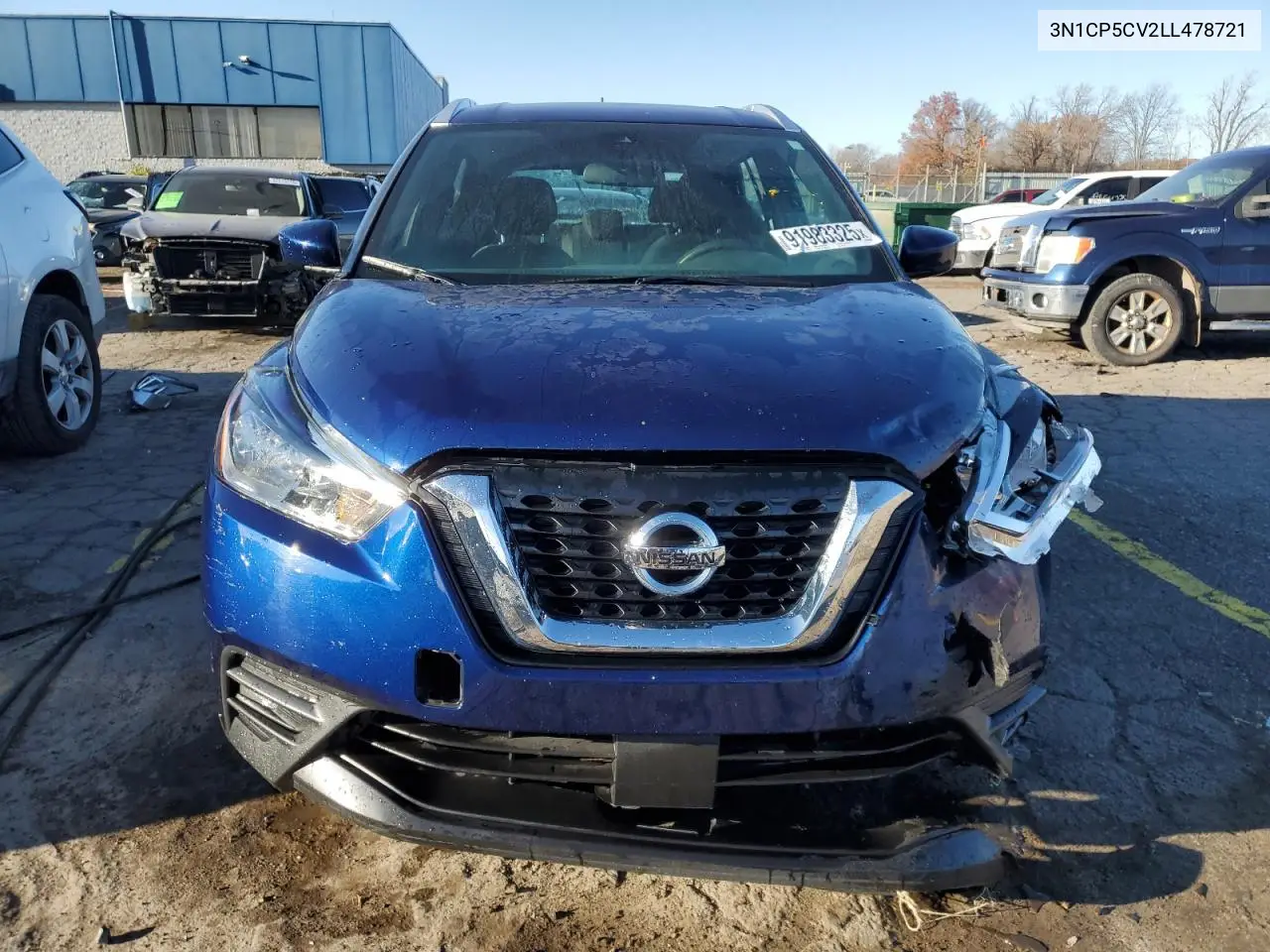 3N1CP5CV2LL478721 2020 Nissan Kicks Sv