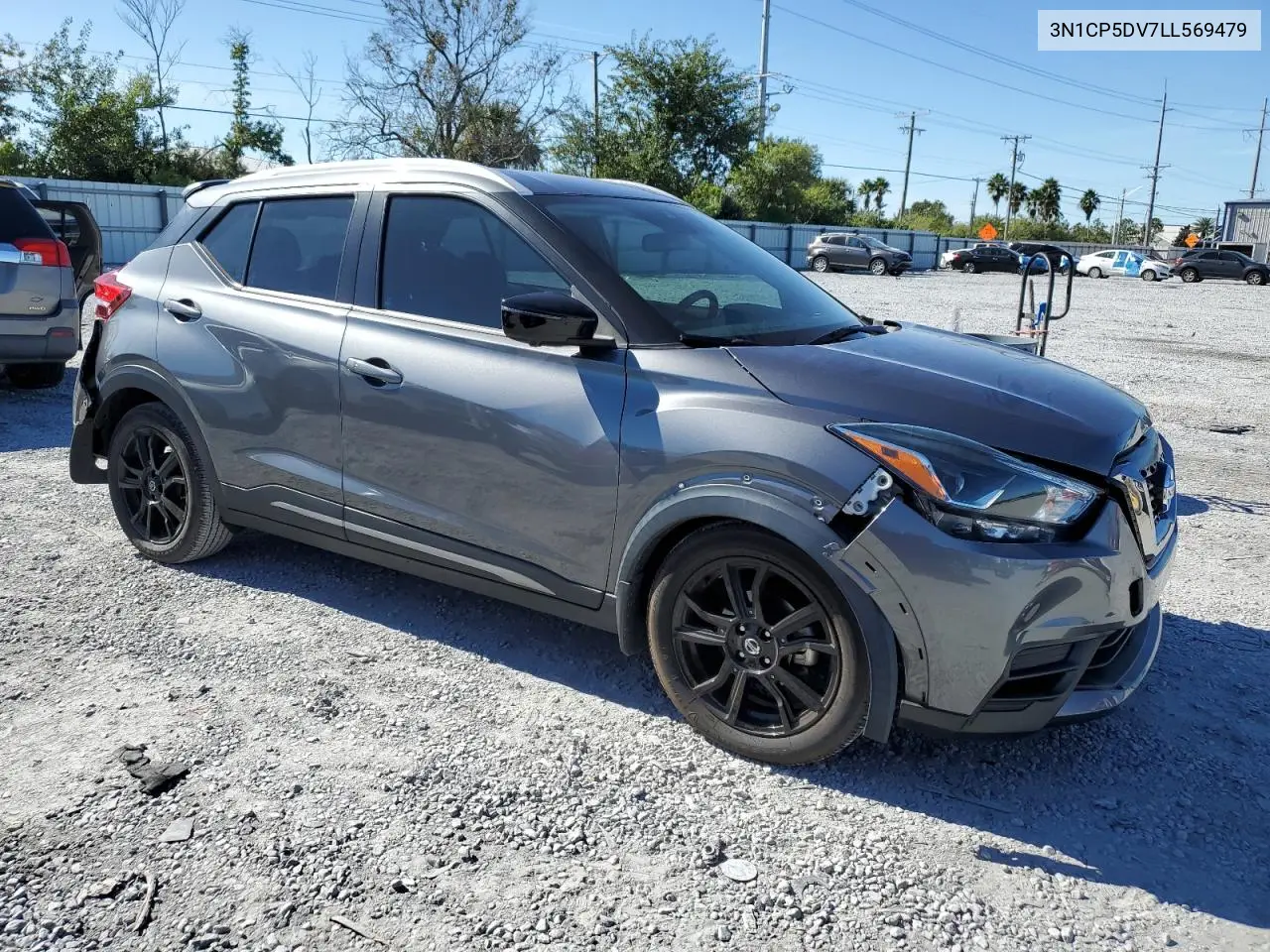3N1CP5DV7LL569479 2020 Nissan Kicks Sr