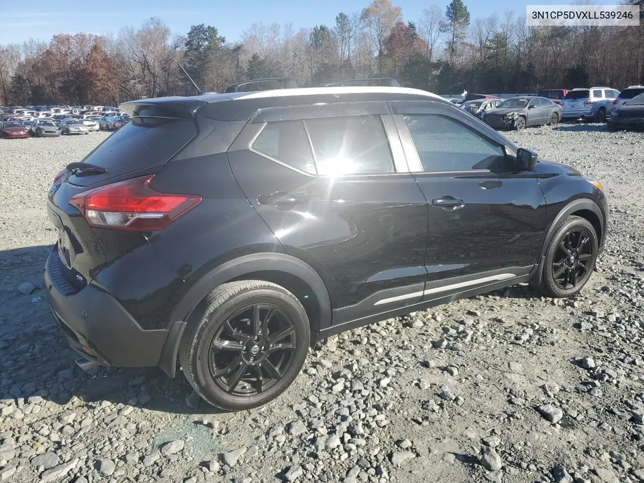 3N1CP5DVXLL539246 2020 Nissan Kicks Sr