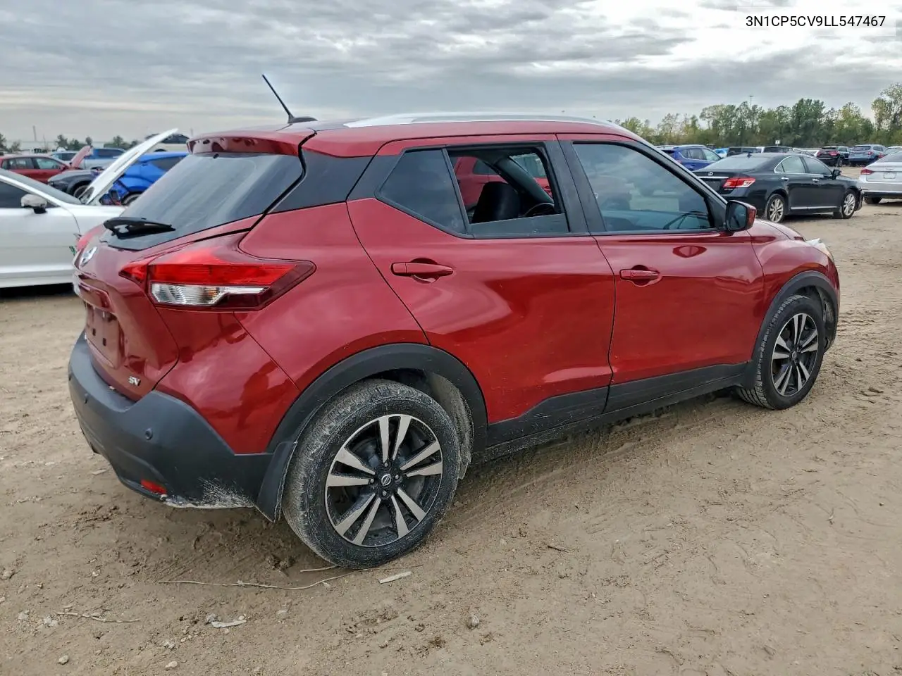 3N1CP5CV9LL547467 2020 Nissan Kicks Sv