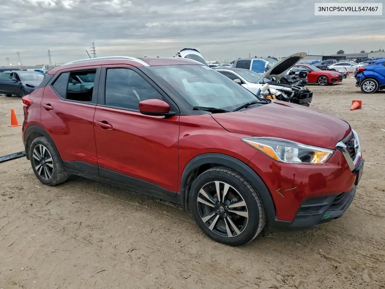 3N1CP5CV9LL547467 2020 Nissan Kicks Sv
