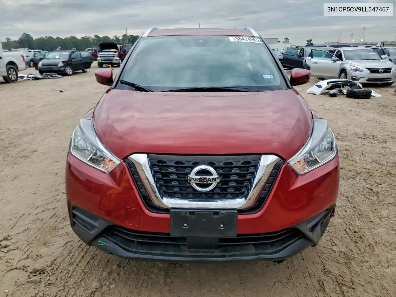 3N1CP5CV9LL547467 2020 Nissan Kicks Sv