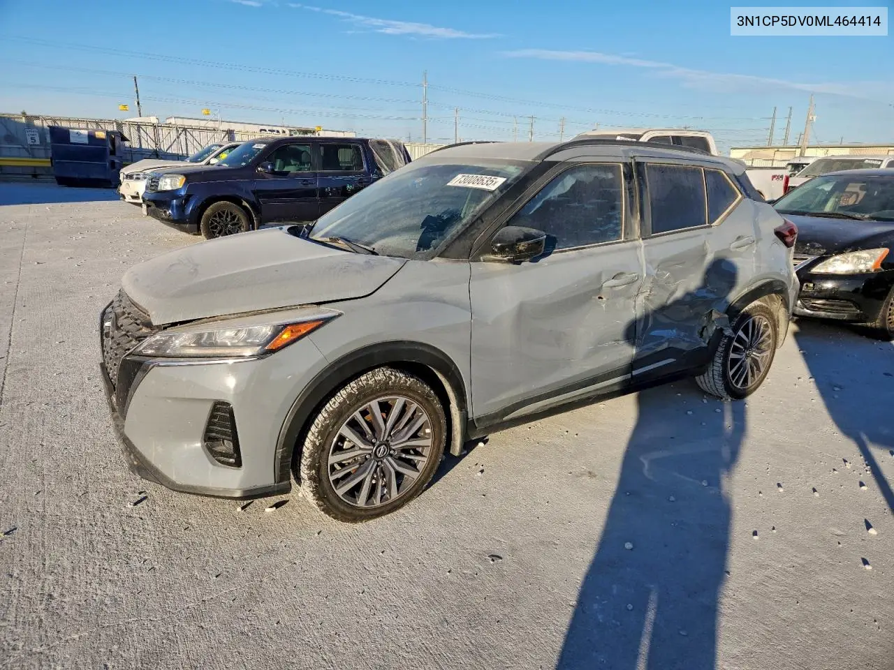 3N1CP5DV0ML464414 2021 Nissan Kicks Sr