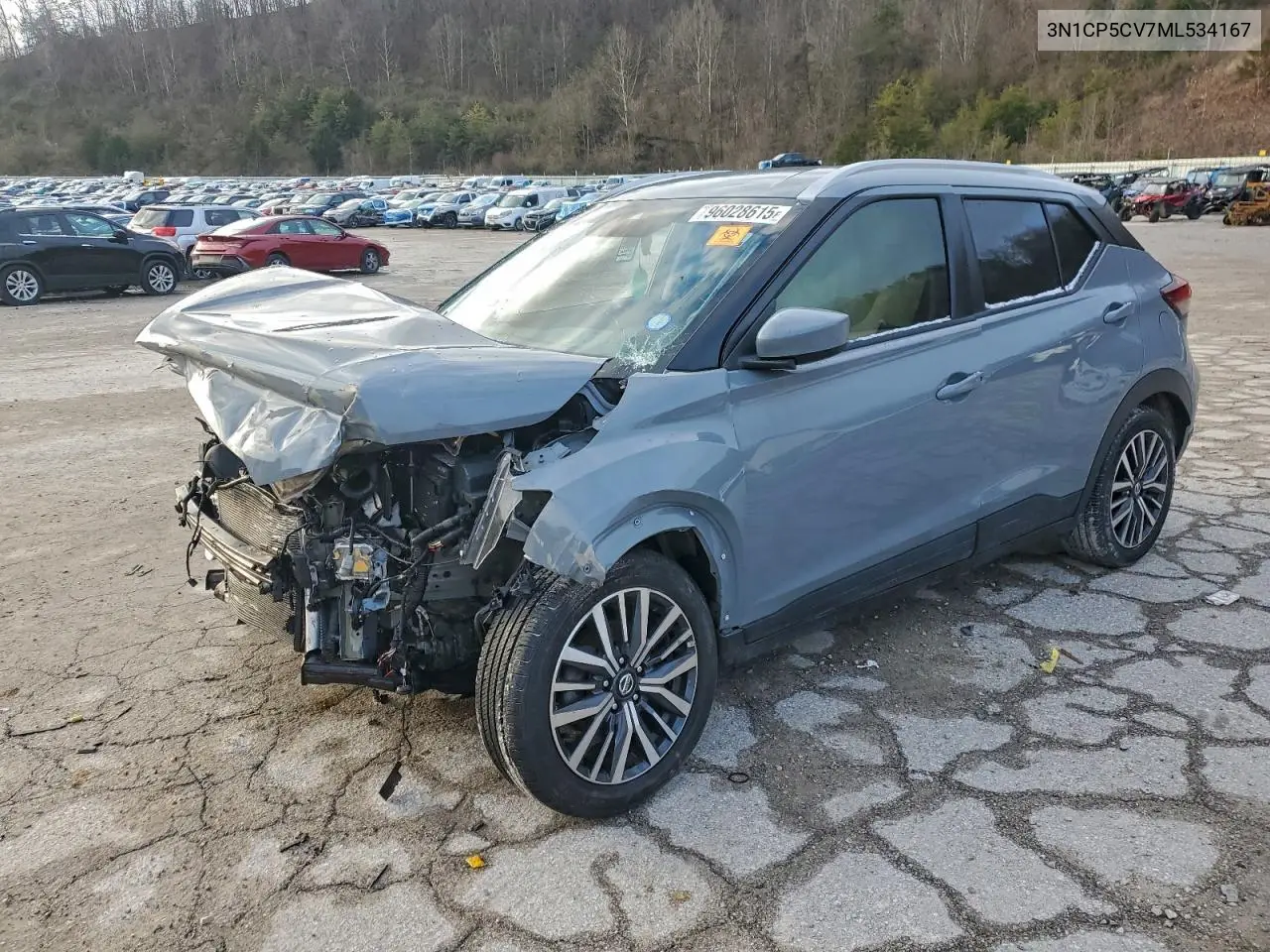 3N1CP5CV7ML534167 2021 Nissan Kicks Sv