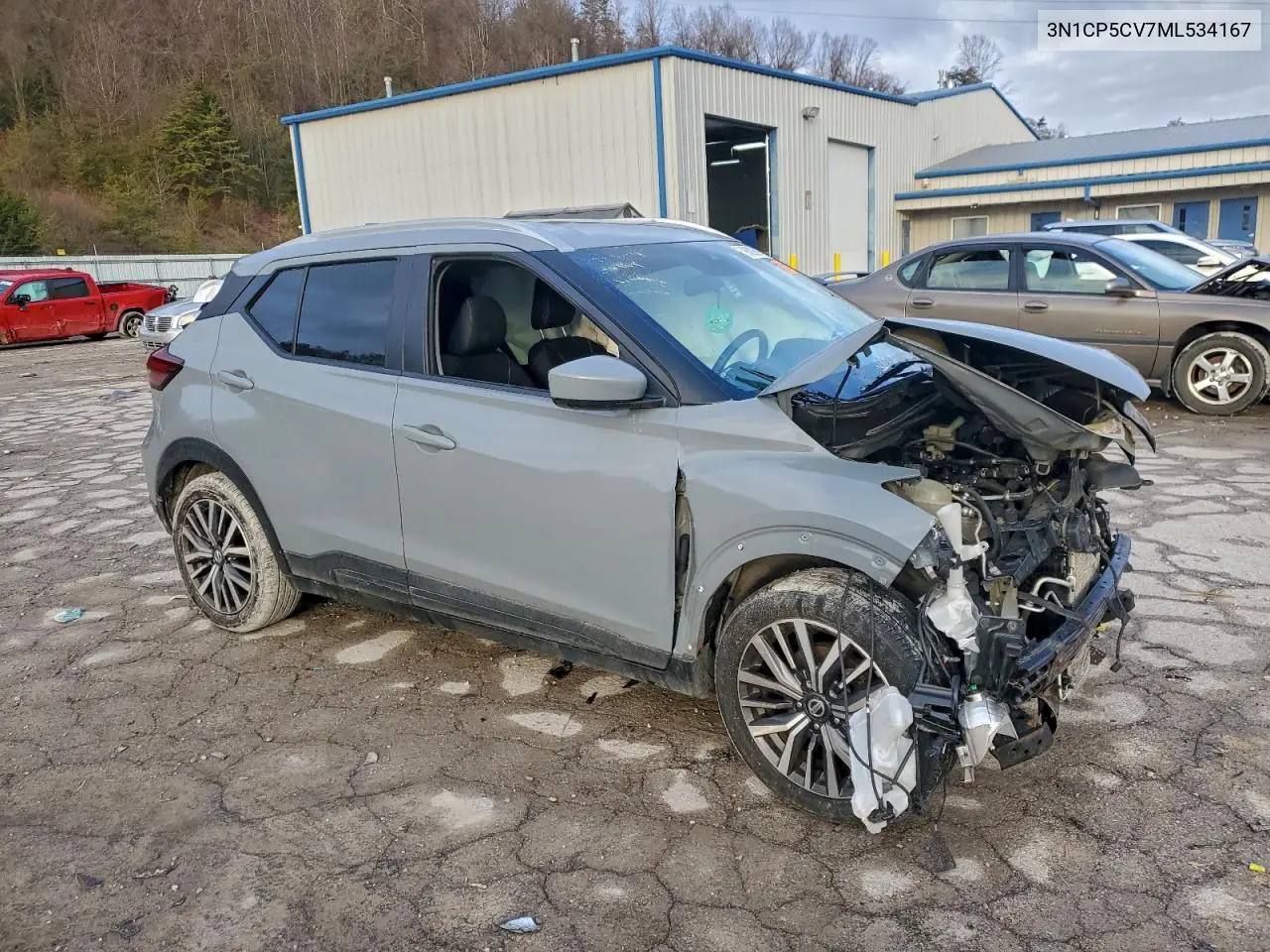 3N1CP5CV7ML534167 2021 Nissan Kicks Sv