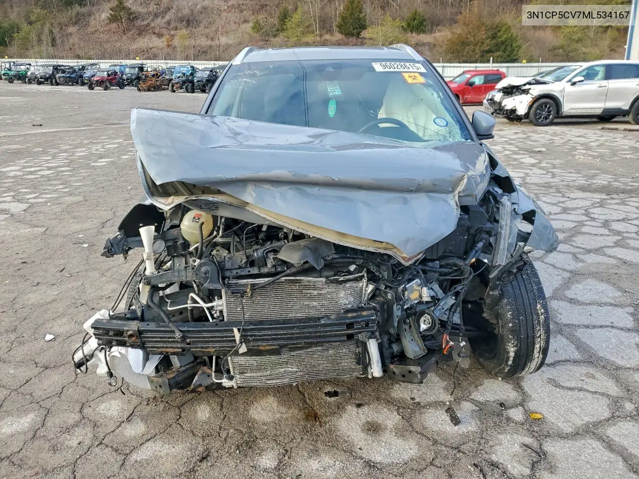 3N1CP5CV7ML534167 2021 Nissan Kicks Sv