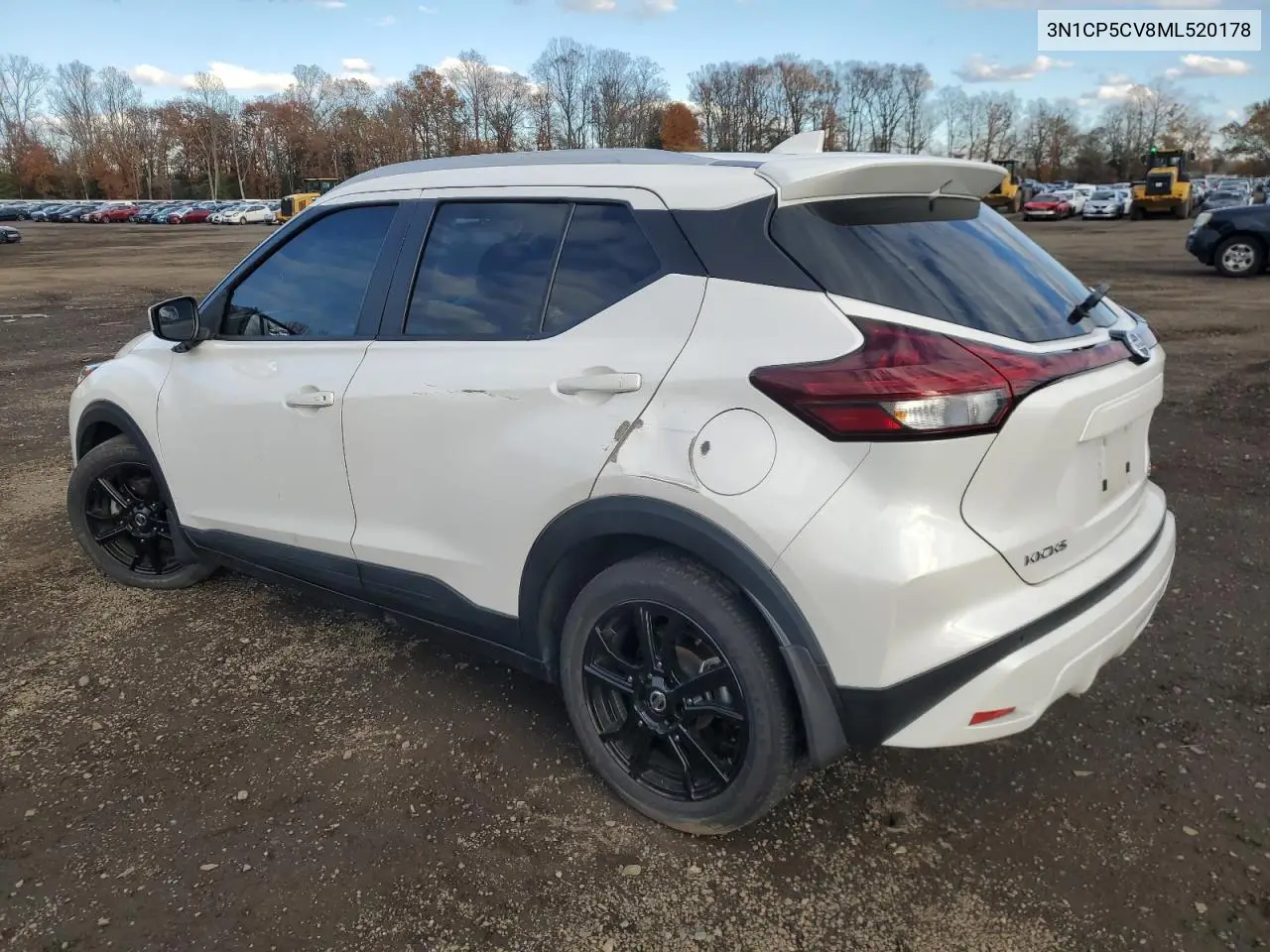 3N1CP5CV8ML520178 2021 Nissan Kicks Sv
