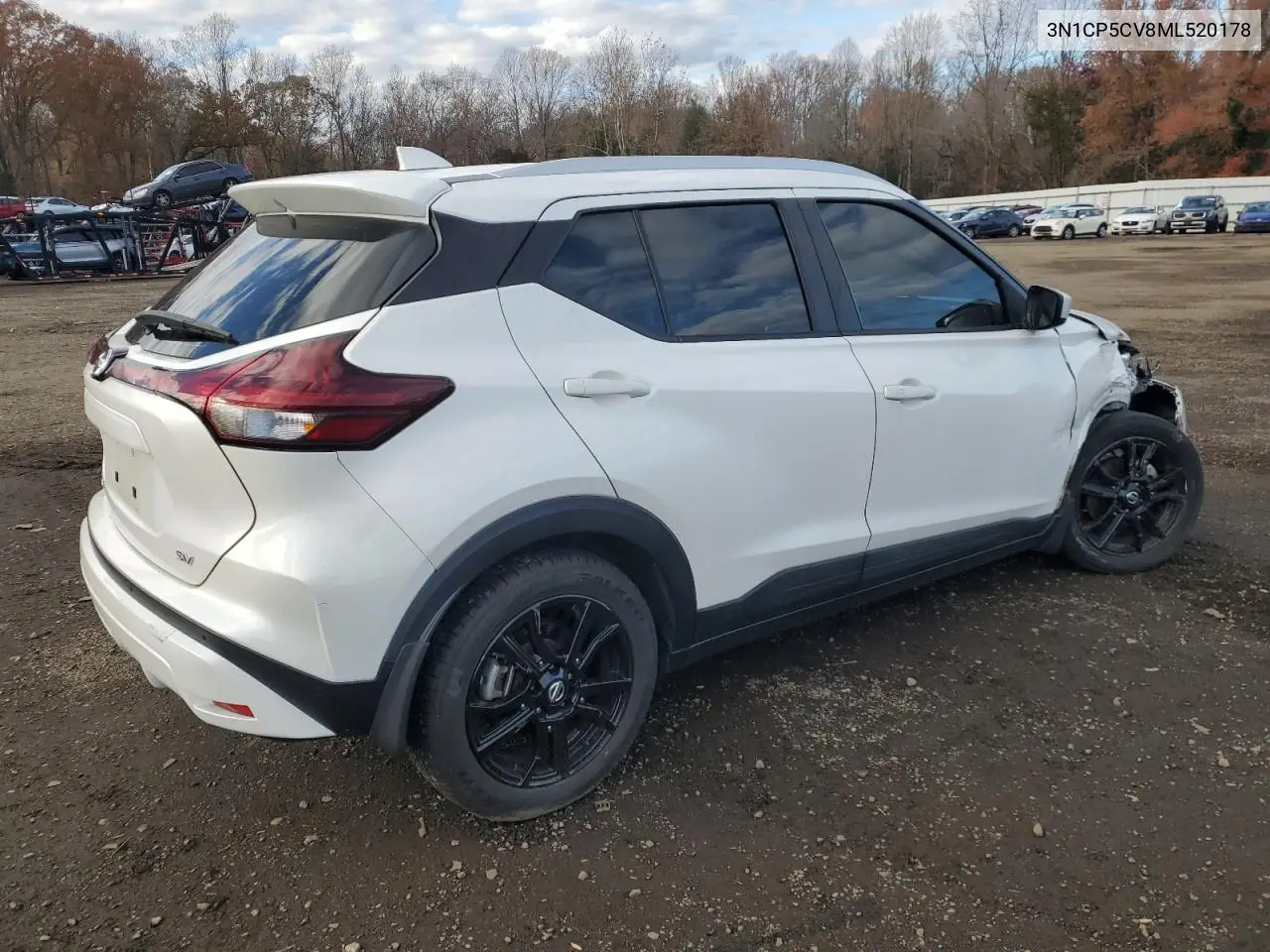 3N1CP5CV8ML520178 2021 Nissan Kicks Sv