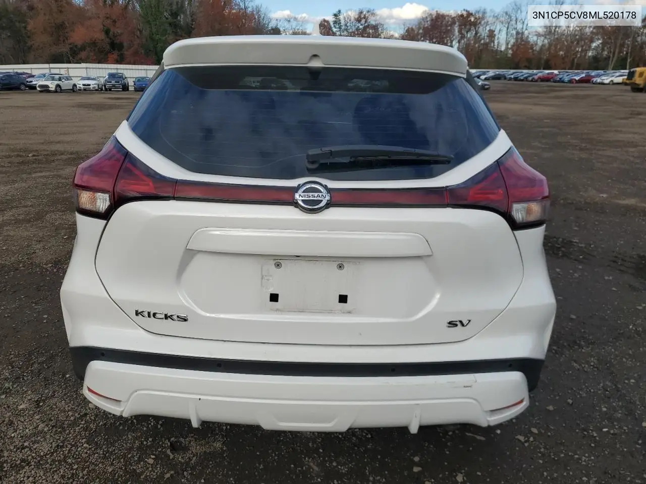 3N1CP5CV8ML520178 2021 Nissan Kicks Sv