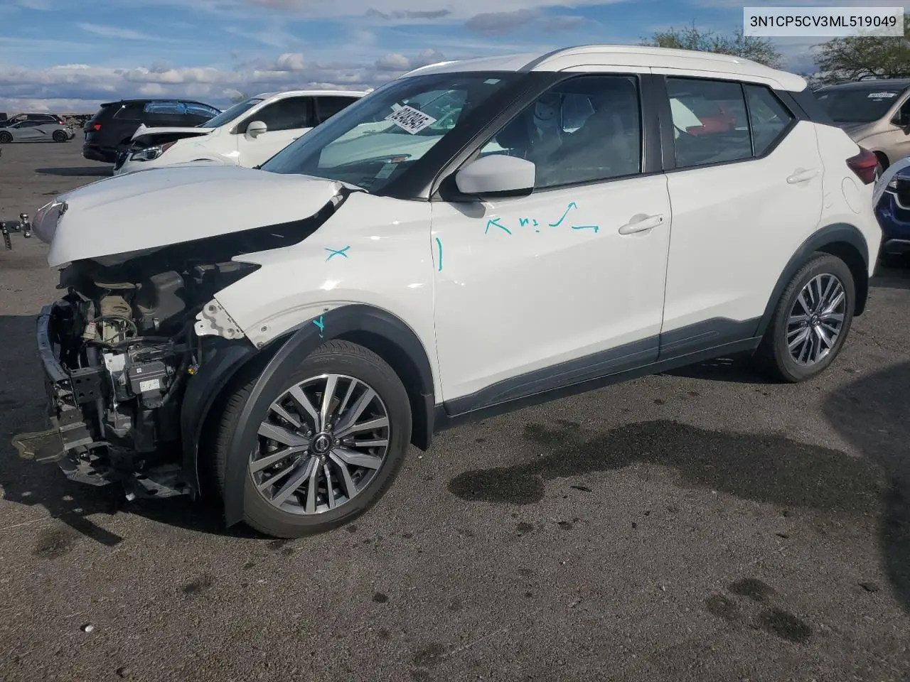 3N1CP5CV3ML519049 2021 Nissan Kicks Sv
