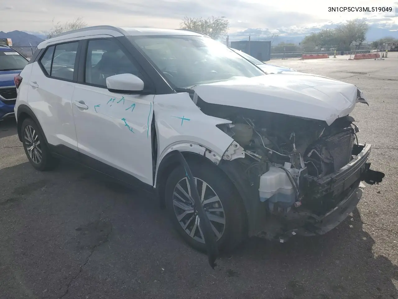 3N1CP5CV3ML519049 2021 Nissan Kicks Sv
