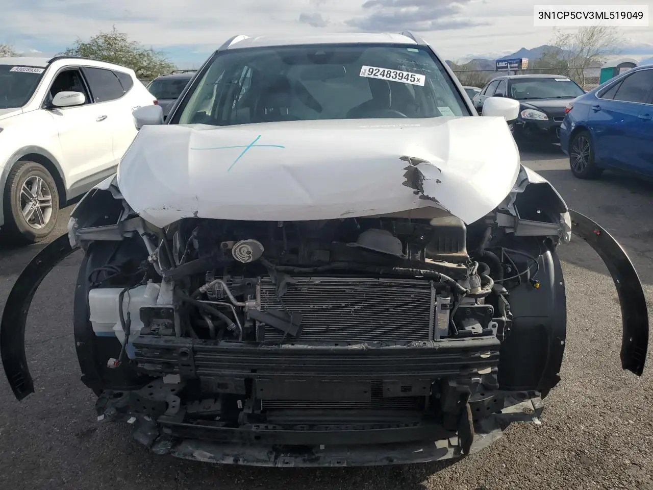 3N1CP5CV3ML519049 2021 Nissan Kicks Sv