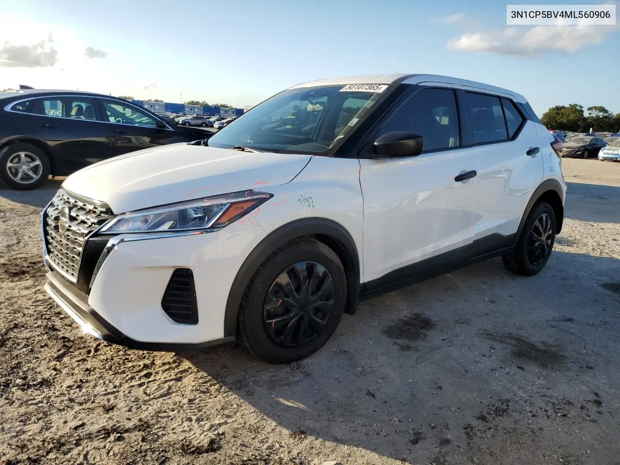 3N1CP5BV4ML560906 2021 Nissan Kicks S