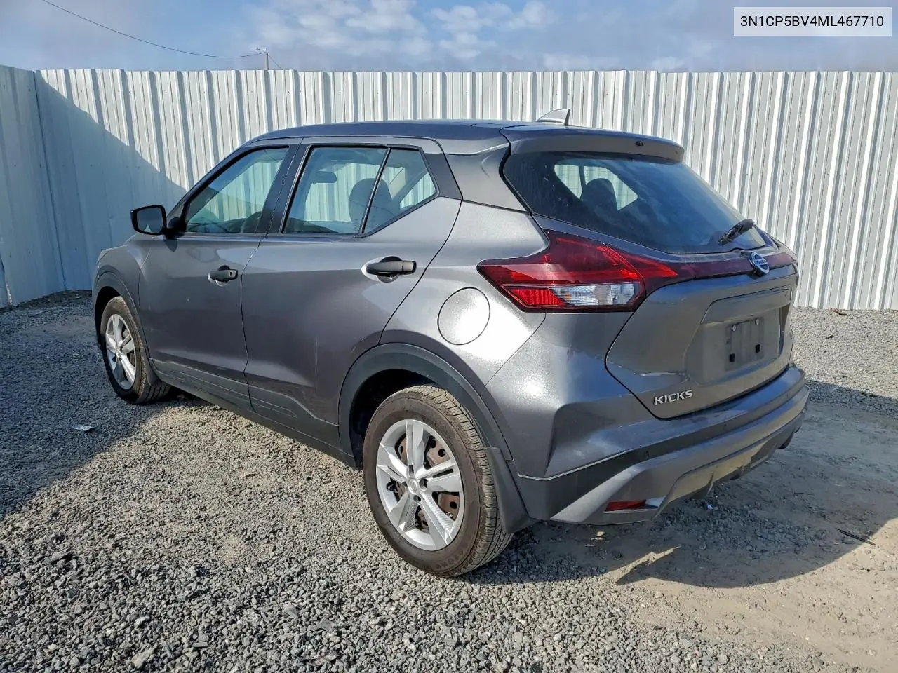 3N1CP5BV4ML467710 2021 Nissan Kicks S