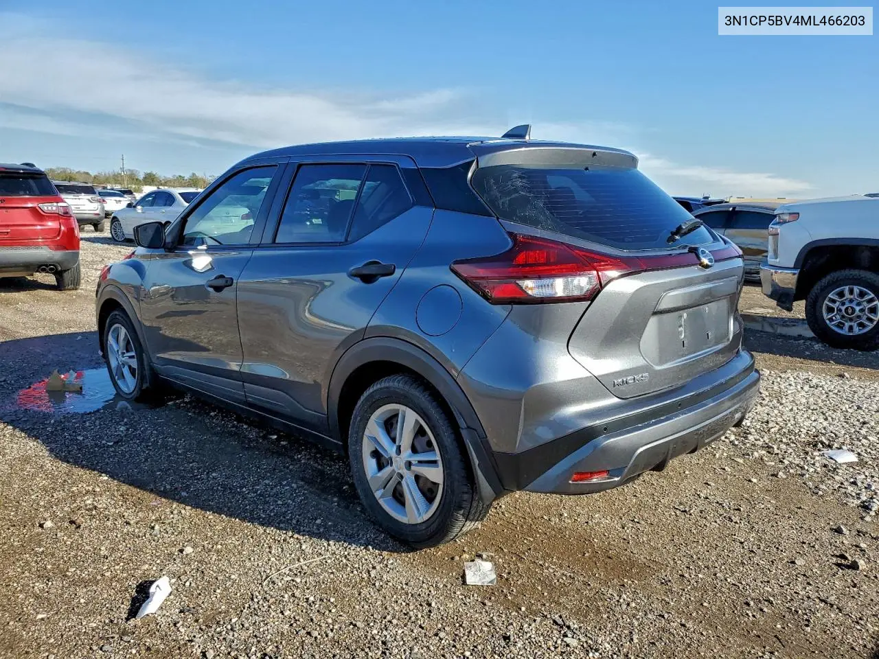 3N1CP5BV4ML466203 2021 Nissan Kicks S