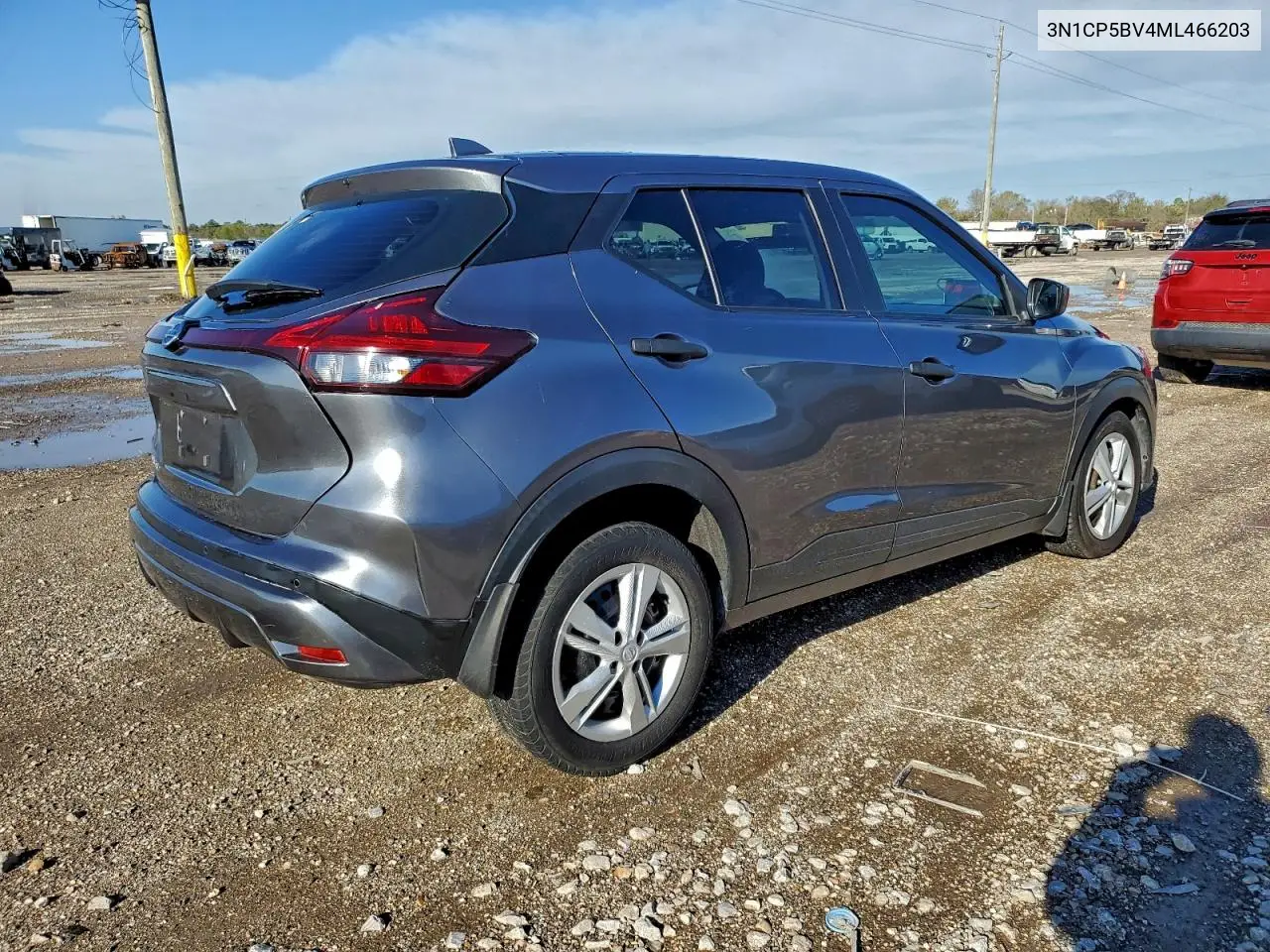 3N1CP5BV4ML466203 2021 Nissan Kicks S