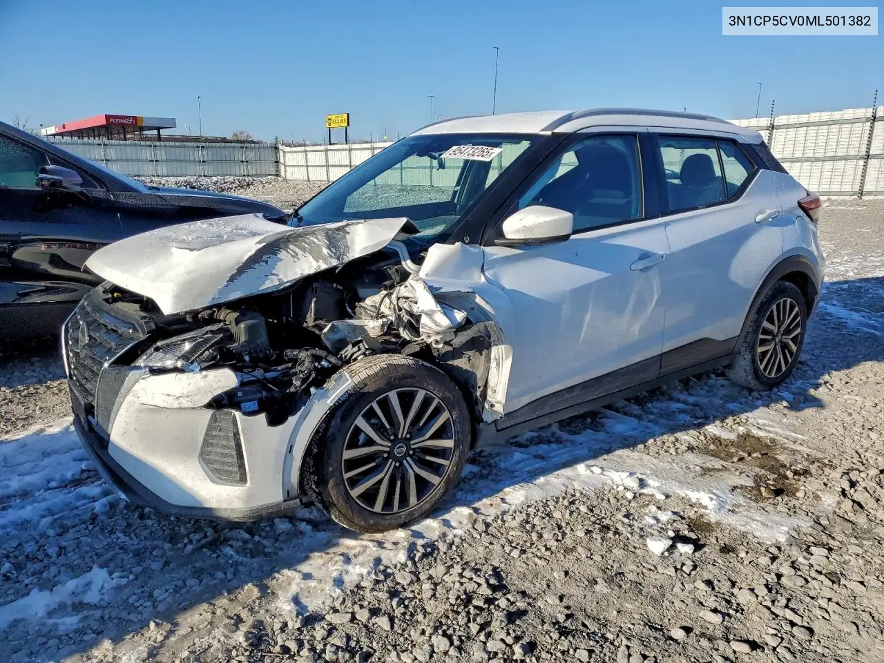 3N1CP5CV0ML501382 2021 Nissan Kicks Sv